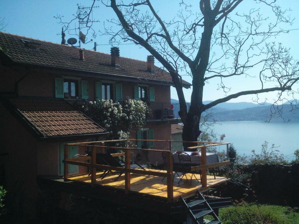 La Vecchia Casa Rosa Lägenhet Cannero Riviera Exteriör bild