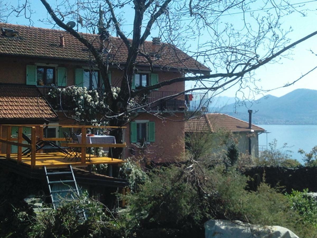 La Vecchia Casa Rosa Lägenhet Cannero Riviera Exteriör bild